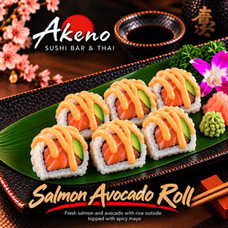 Alaskan Roll** (spicy salmon)