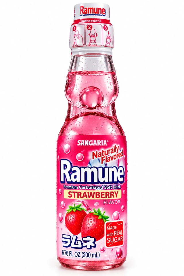 Ramune Strawberry.