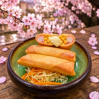 Crab Cheese Spring roll