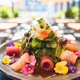 Sashimi Salad**
