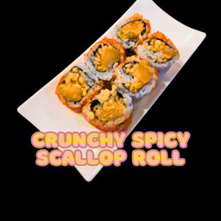 Crunchy Spicy Scallop Roll**